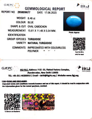 8.48/CT Natural Govt. Lab Certified Turquoise (832)